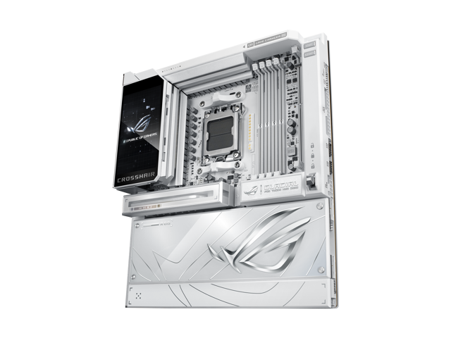 ASUS Republic of Gamers Crosshair X870E Glacial AM5 E-ATX Motherboard - image 5