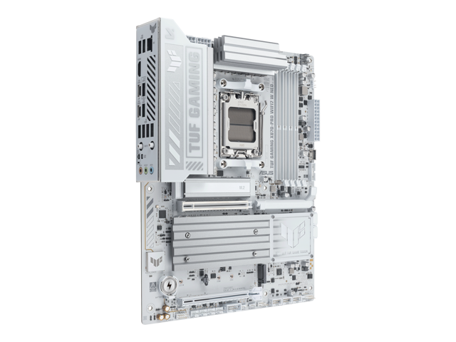ASUS TUF GAMING X870-PRO WIFI7 W NEO AMD ATX motherboard, 16+2+1 power stages, DDR5 with NitroPath DRAM Technology and AEMP, four M.2 slots, PCIe...