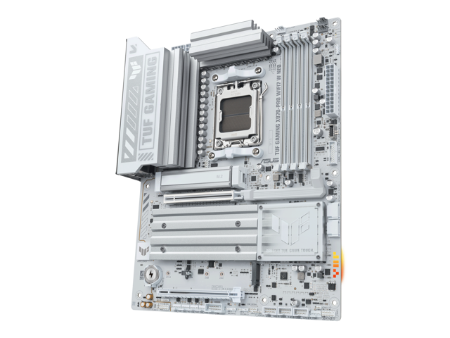 ASUS TUF GAMING X870-PRO WIFI7 W NEO AMD ATX motherboard, 16+2+1 power stages, DDR5 with NitroPath DRAM Technology and AEMP, four M.2 slots, PCIe...