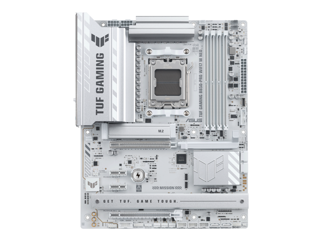 ASUS TUF GAMING B850-PRO WIFI7 W NEO AMD ATX motherboard, 14+2+1 power stages, DDR5 with AEMP, three M.2 slots, PCIe 5.0 for next-gen GPUs, 2.5Gb...