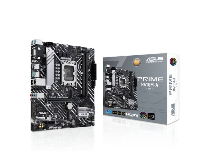 Asus Prime H610M-A-CSM Intel H610 (LGA 1700) CSM Business mATX Motherboard - PRIME H610M-A-CSM-SI