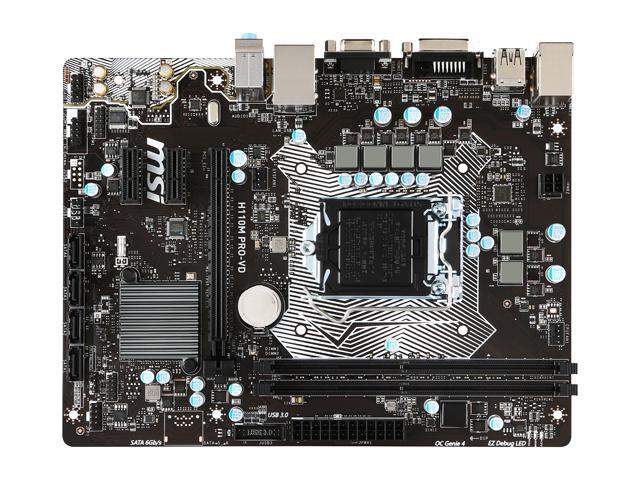 MSI H110M Pro-VD LGA 1151 Micro ATX Intel Motherboard