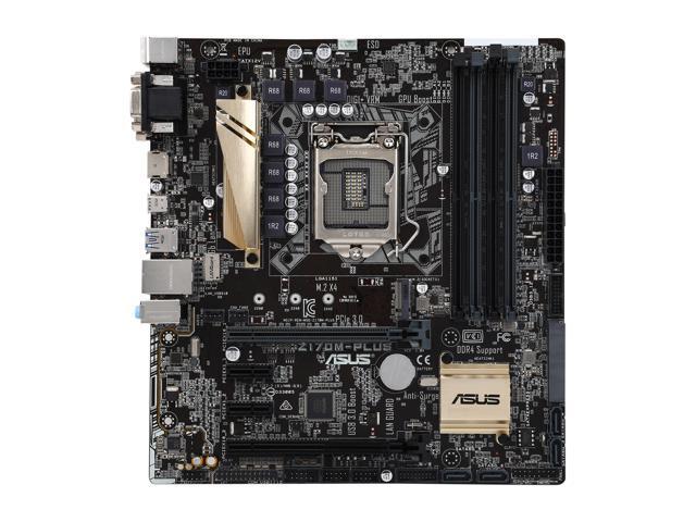 ASUS Z170M-PLUS LGA 1151 Micro ATX Intel Motherboard