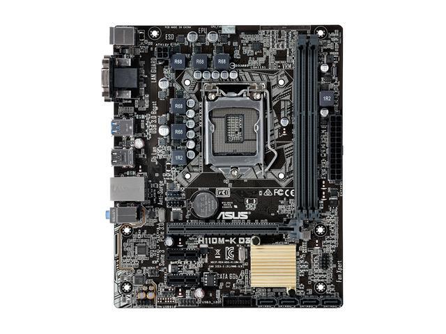 ASUS H110M-K D3 LGA 1151 Micro ATX Intel Motherboard