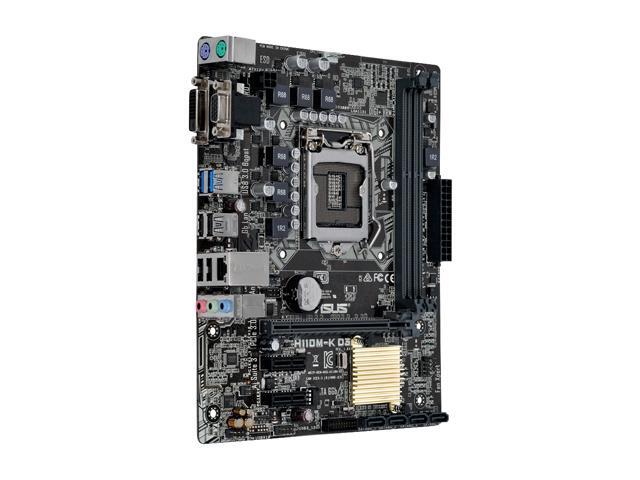 ASUS H110M-K D3 LGA 1151 Micro ATX Intel Motherboard