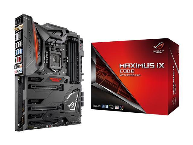 ASUS ROG Maximus IX Code LGA1151 DDR4 DP HDMI M.2 Z270 ATX Motherboard with onboard AC Wifi and USB 3.1