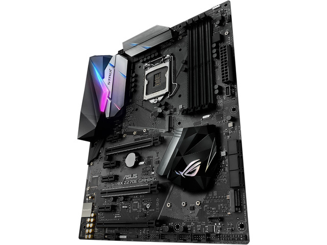 ASUS ROG STRIX Z270E GAMING LGA1151 DDR4 DP HDMI DVI M.2 ATX Motherboard with Onboard AC Wi-Fi and USB 3.1