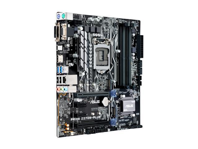 ASUS PRIME Z270M-PLUS LGA 1151 Micro ATX Motherboards - Intel