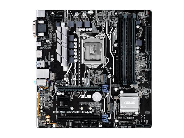 ASUS PRIME Z270M-PLUS LGA 1151 Micro ATX Motherboards - Intel