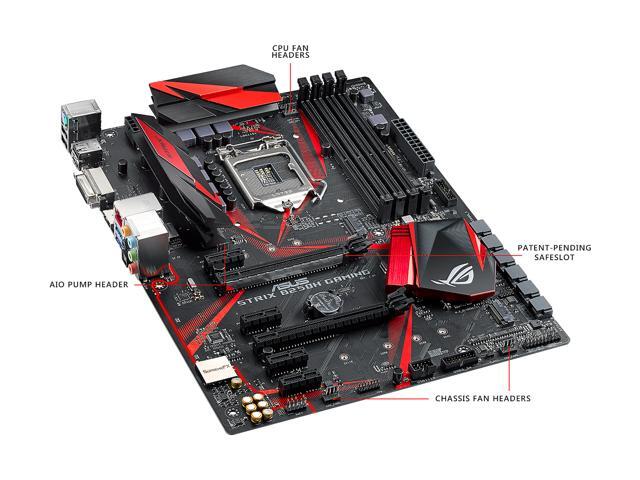 ASUS ROG STRIX B250H GAMING LGA1151 DDR4 HDMI DVI M.2 B250 ATX Motherboard with USB 3.1