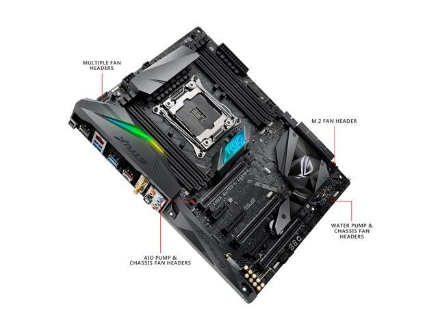 ASUS ROG STRIX X299-E GAMING LGA 2066 802.11 AC ATX Motherboard for Intel Core i9 and i7 X-Series CPU