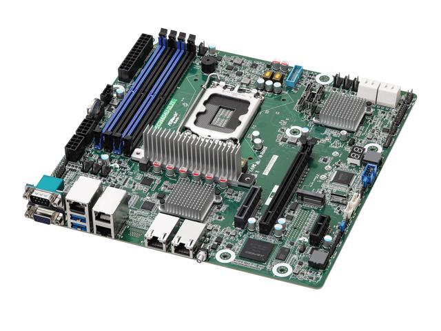 ASRock Rack Server Motherboard EC266D4U-2L2T Micro-ATX Single Socket V1 (LGA 1700) Intel Xeon E-2400 series