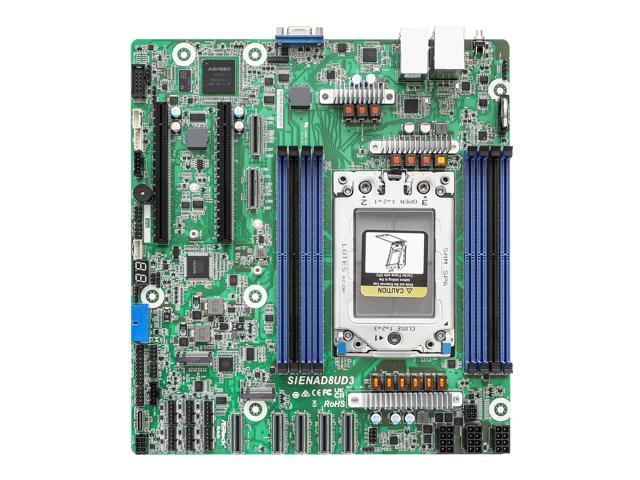 ASRock Rack Server Motherboard SIENAD8UD3 Deep Micro-ATX Single Socket SP6 (LGA 4844), AMD EPYC 8004 series