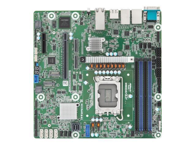 ASRock Rack Server Motherboard W880D4U-2L2T Micro-ATX Single Socket (LGA 1851), supports Intel® Core™ Ultra Desktop Processors (Series 2) Dual 10GLAN