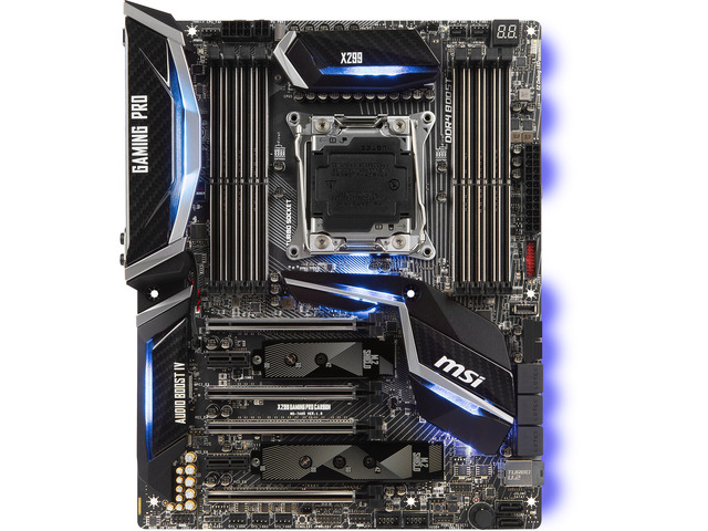 MSI PERFORMANCE GAMING X299 GAMING PRO CARBON LGA 2066 ATX Intel Motherboard