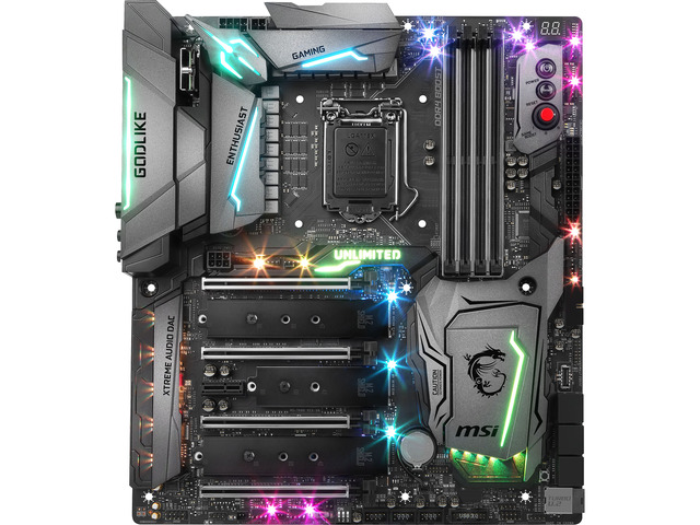 MSI Z370 GODLIKE GAMING LGA 1151 (300 Series) Extended ATX Intel Motherboard