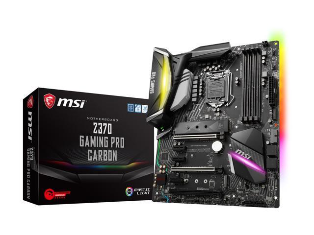 MSI Z370 GAMING PRO CARBON LGA 1151 (300 Series) ATX Intel Motherboard