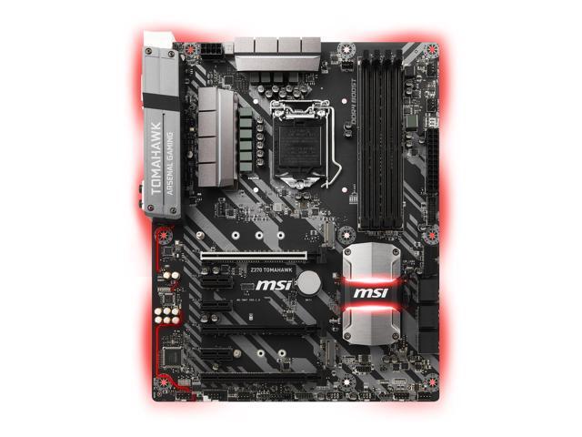 MSI Z370 TOMAHAWK LGA 1151 (300 Series) ATX Intel Motherboard