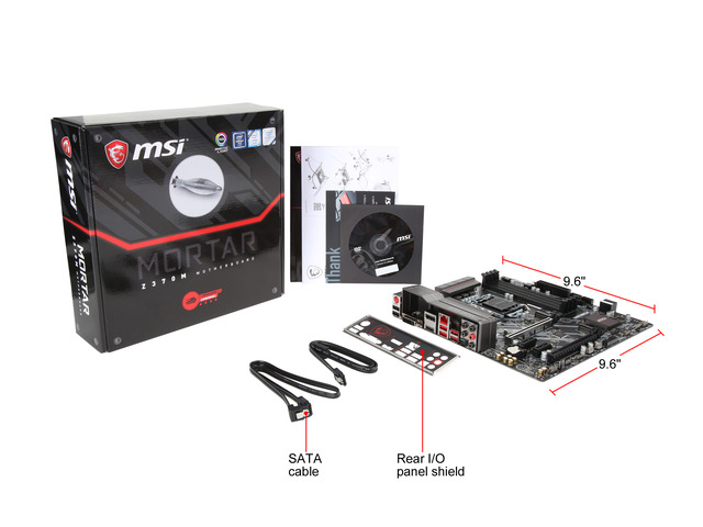 MSI ARSENAL GAMING Z370M MORTAR LGA 1151 (300 Series) Micro ATX Intel Motherboard