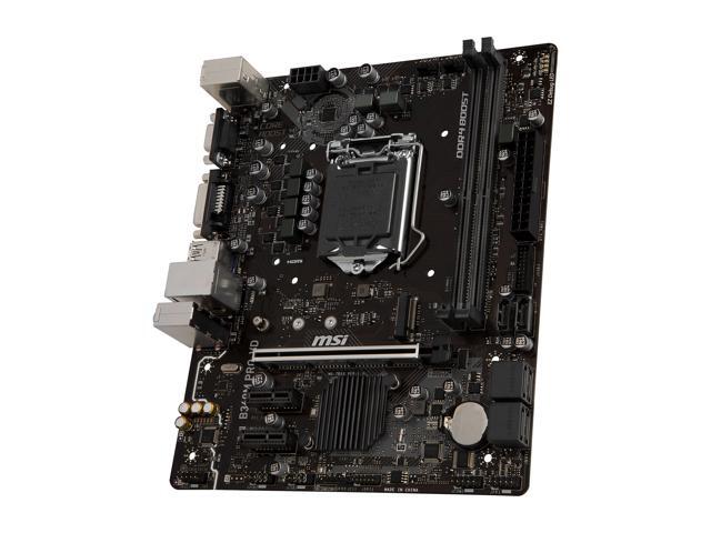 MSI PRO B360M PRO-VD LGA 1151 (300 Series) Micro ATX Intel Motherboard