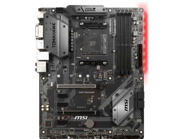 MSI B450 Tomahawk motherboard