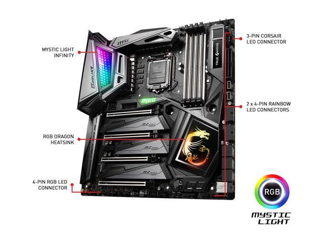 MSI MEG Z390 GODLIKE LGA 1151 (300 Series) Extended ATX Intel Motherboard