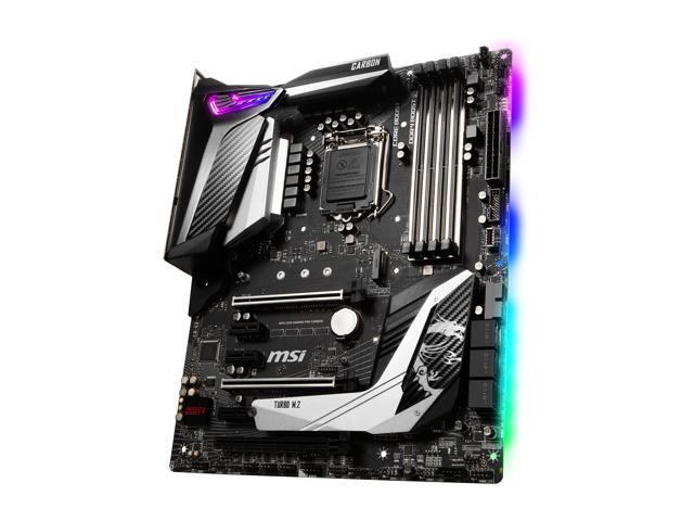 MSI MPG Z390 GAMING PRO CARBON LGA 1151 (300 Series) ATX Intel Motherboard
