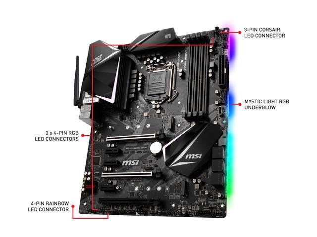MSI MPG Z390 GAMING EDGE AC LGA 1151 (300 Series) ATX Intel Motherboard