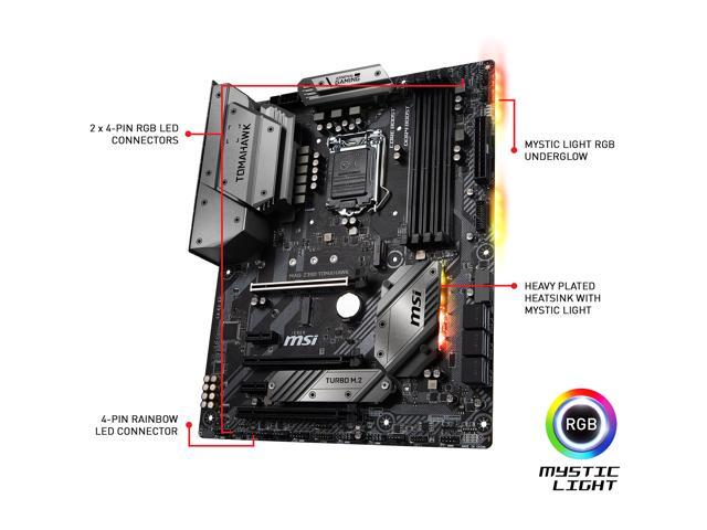 MSI MAG Z390 TOMAHAWK LGA 1151 (300 Series) ATX Intel Motherboard