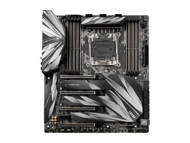 MSI MEG X299 CREATION LGA 2066 Extended ATX Intel Motherboard