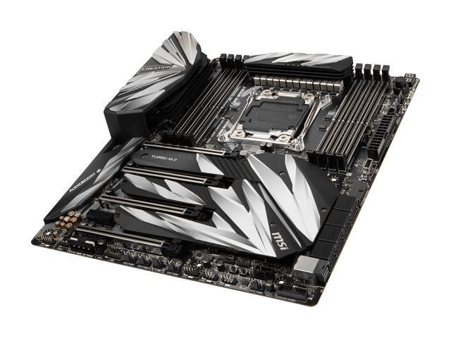 MSI MEG X299 CREATION LGA 2066 Extended ATX Intel Motherboard
