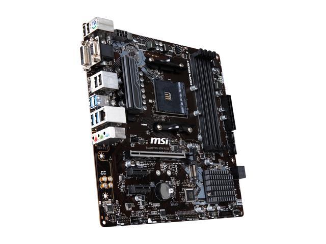 MSI PRO B450M PRO-VDH PLUS AM4 Micro ATX AMD Motherboard