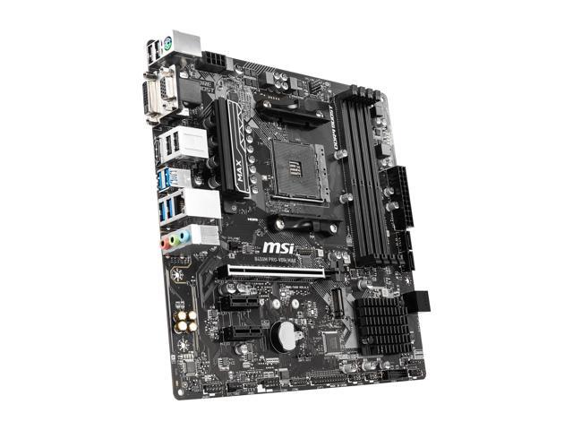 MSI PRO B450M PRO-VDH MAX AM4 Micro ATX AMD Motherboard