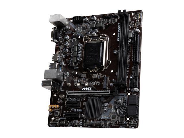 MSI PRO B365M PRO-VH LGA 1151 (300 Series) Micro ATX Intel Motherboard