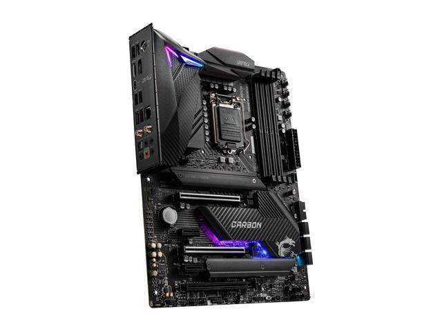 MSI MPG Z490 GAMING CARBON WIFI LGA 1200 ATX Intel Motherboard