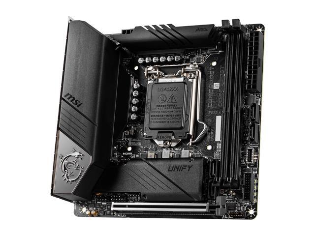 MSI MEG Z490I UNIFY LGA 1200 Mini ITX Intel Motherboard