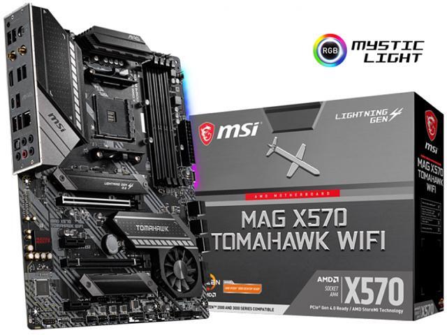 MSI MAG X570 TOMAHAWK WIFI AM4 ATX AMD Motherboard