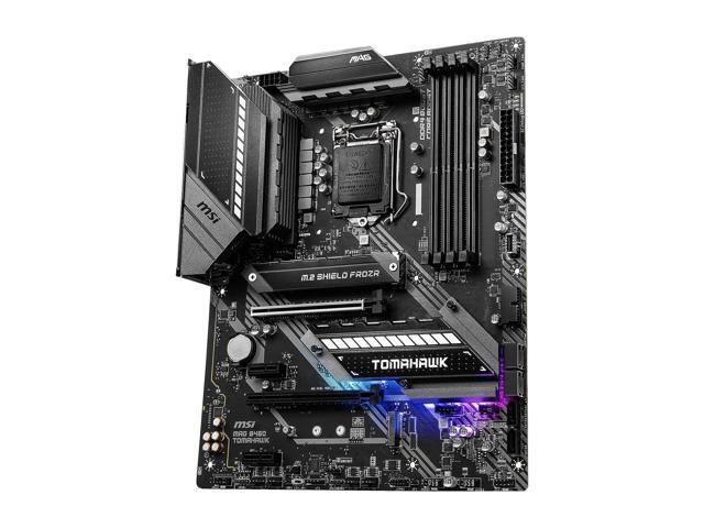 MSI MAG B460 TOMAHAWK LGA 1200 ATX Intel Motherboard