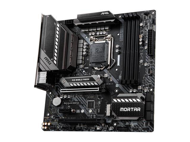 MSI MAG B460M MORTAR LGA 1200 Micro ATX Intel Motherboard