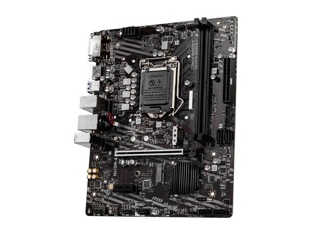 MSI PRO H410M-A PRO LGA 1200 Micro ATX Intel Motherboard