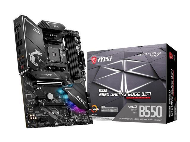 MSI MPG B550 GAMING EDGE WIFI AM4 ATX AMD Motherboard
