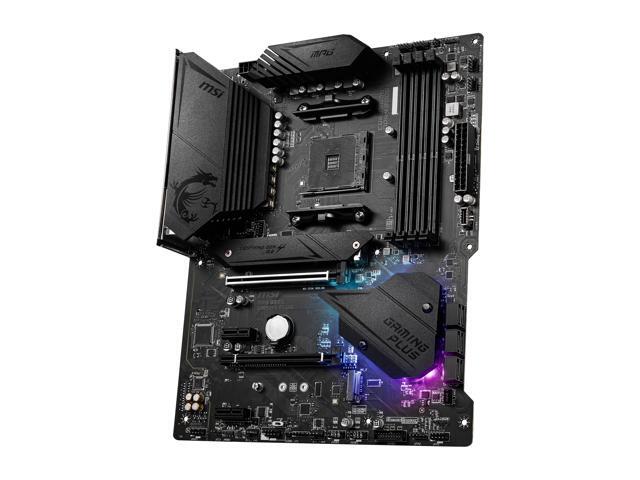 MSI - B550 GAMING PLUS (Socket AM4) AMD B550 ATX DDR4 Motherboard - Black - image 4