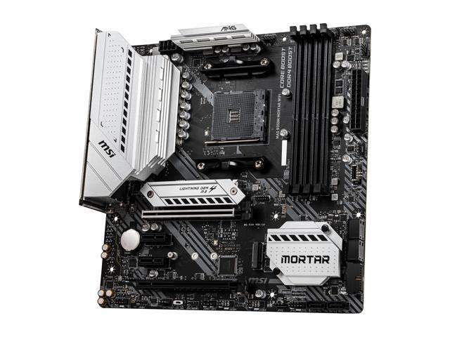 MSI AMD B550 MAG B550M MORTAR WIFI AM4 Micro ATX AMD Motherboard