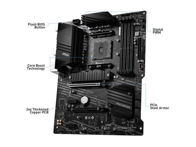 MSI PRO B550-A PRO AM4 ATX AMD Motherboard