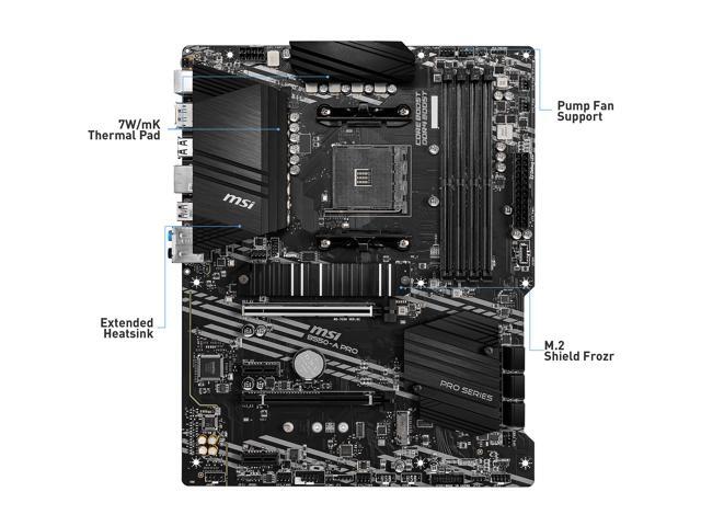 MSI PRO B550-A PRO AM4 ATX AMD Motherboard