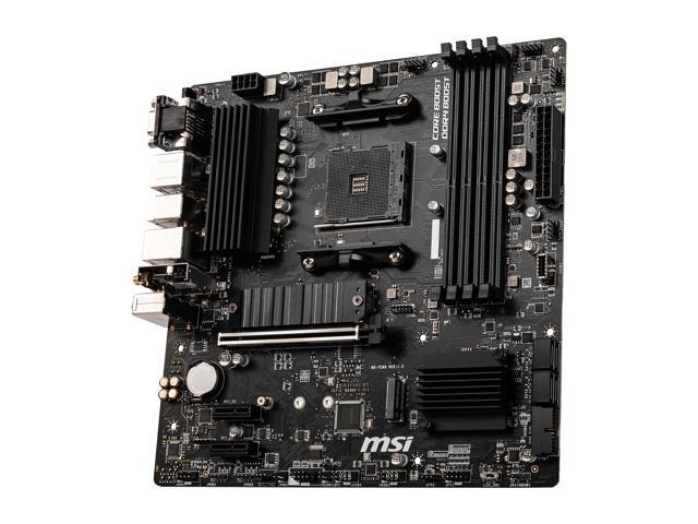 MSI - B550M PRO-VDH WIFI (Socket AM4) AMD B550 MATX DDR4 Wi-Fi 6 Motherboard - Black - image 4