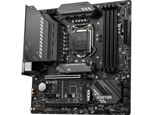 MSI MAG B560M MORTAR LGA 1200 Micro ATX Intel Motherboard