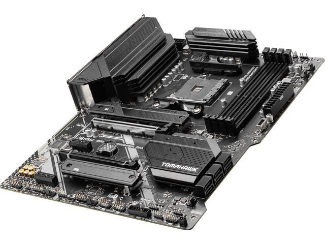 MSI - B550 TOMAHAWK MAX WIFI (Socket AM4) AMD B550 ATX DDR4 Wi-Fi 6E Motherboard - Black - image 5
