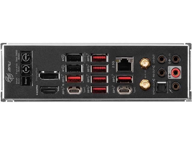 MSI - MPG X670E CARBON WIFI (Socket AM5) AMD X670 ATX DDR5 Wi-Fi 6E Motherboard - Black - image 5