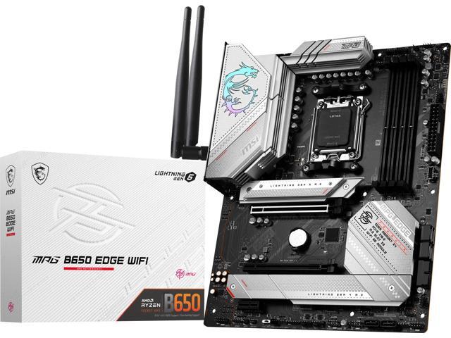 Open Box - MSI MPG B650 EDGE WIFI AM5 AMD B650 SATA 6Gb/s DDR5 Ryzen 7000 ATX Motherboard
